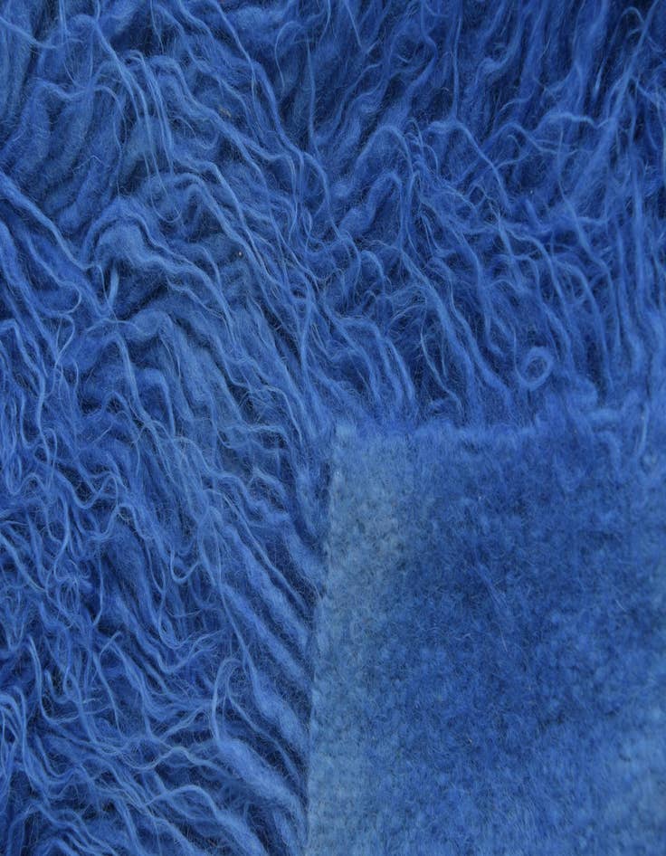 Detail image of  2' 9 x 5' 4  Hand Knotted Moroccan Wool Rug