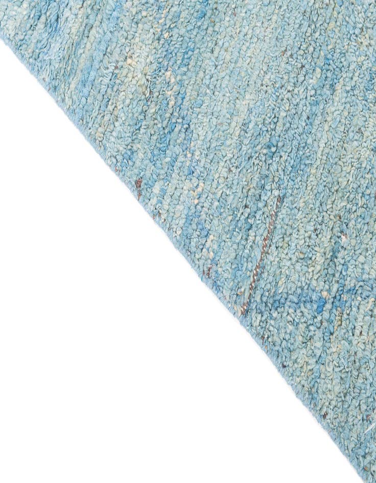 Detail image of  6' 1 x 9' 6  Hand Knotted Moroccan Wool Rug