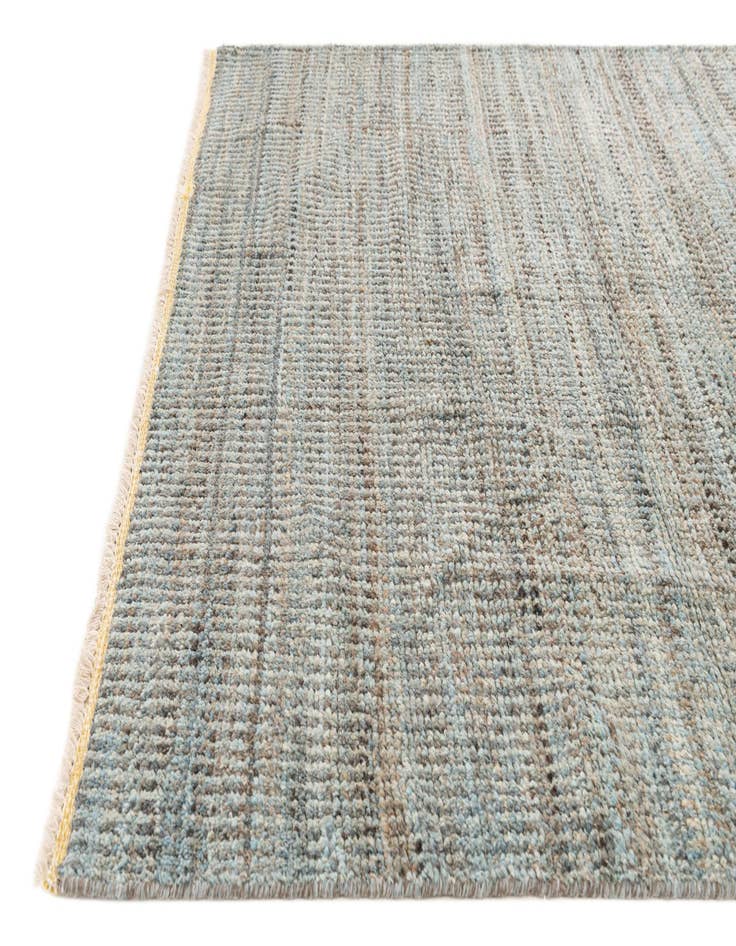 Detail image of  4' 9 x 7' 1  Hand Knotted Moroccan Wool Rug