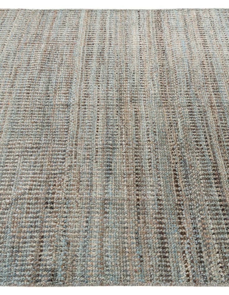 Detail image of  4' 9 x 7' 1  Hand Knotted Moroccan Wool Rug