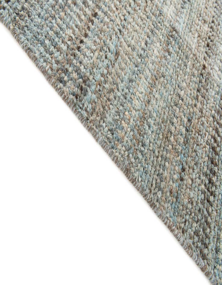 Detail image of  4' 9 x 7' 1  Hand Knotted Moroccan Wool Rug