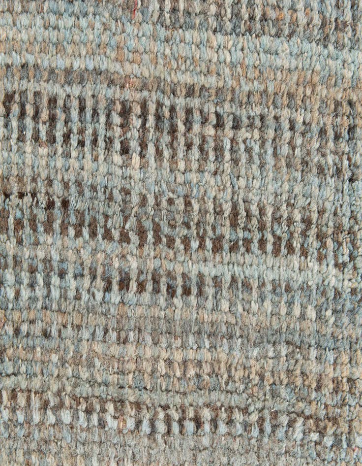 Detail image of  4' 9 x 7' 1  Hand Knotted Moroccan Wool Rug