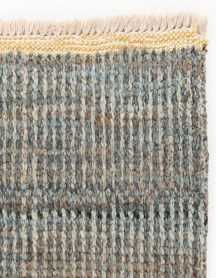 Detail image of  4' 9 x 7' 1  Hand Knotted Moroccan Wool Rug