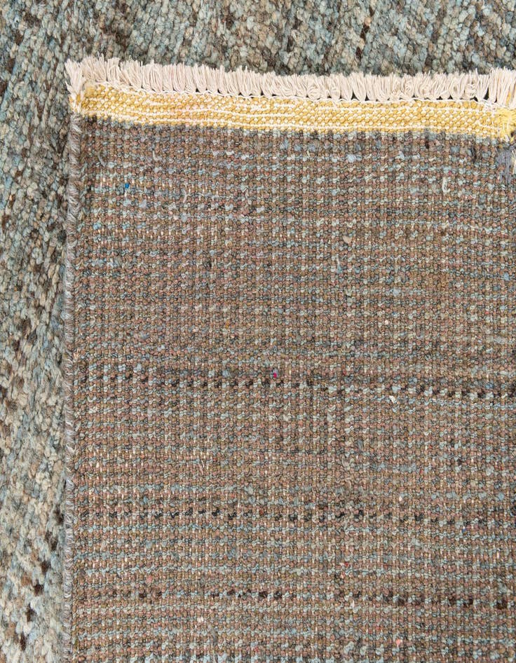 Detail image of  4' 9 x 7' 1  Hand Knotted Moroccan Wool Rug