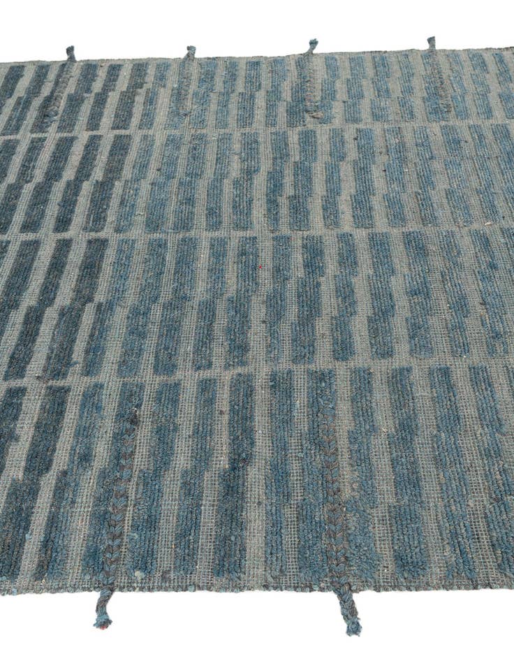 Detail image of  5' 7 x 8' 1  Hand Knotted Moroccan Wool Rug