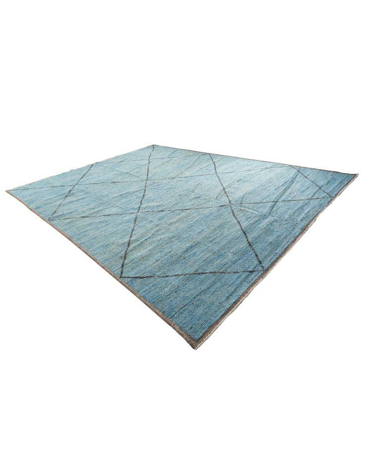 Detail image of  11' 9 x 15' 6  Hand Knotted Moroccan Wool Rug