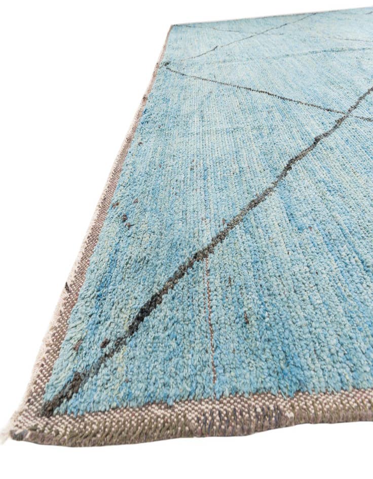 Detail image of  11' 9 x 15' 6  Hand Knotted Moroccan Wool Rug