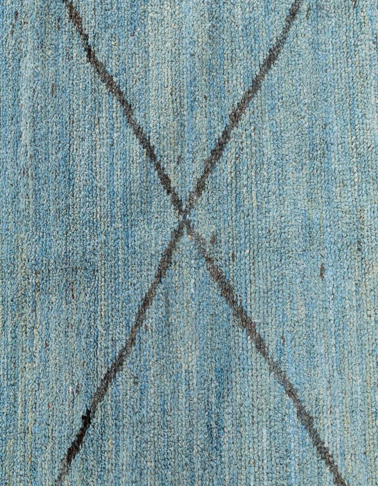 Detail image of  11' 9 x 15' 6  Hand Knotted Moroccan Wool Rug