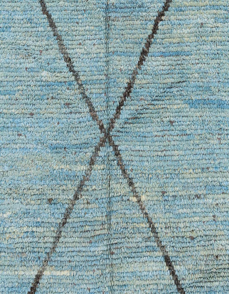 Detail image of  11' 9 x 15' 6  Hand Knotted Moroccan Wool Rug