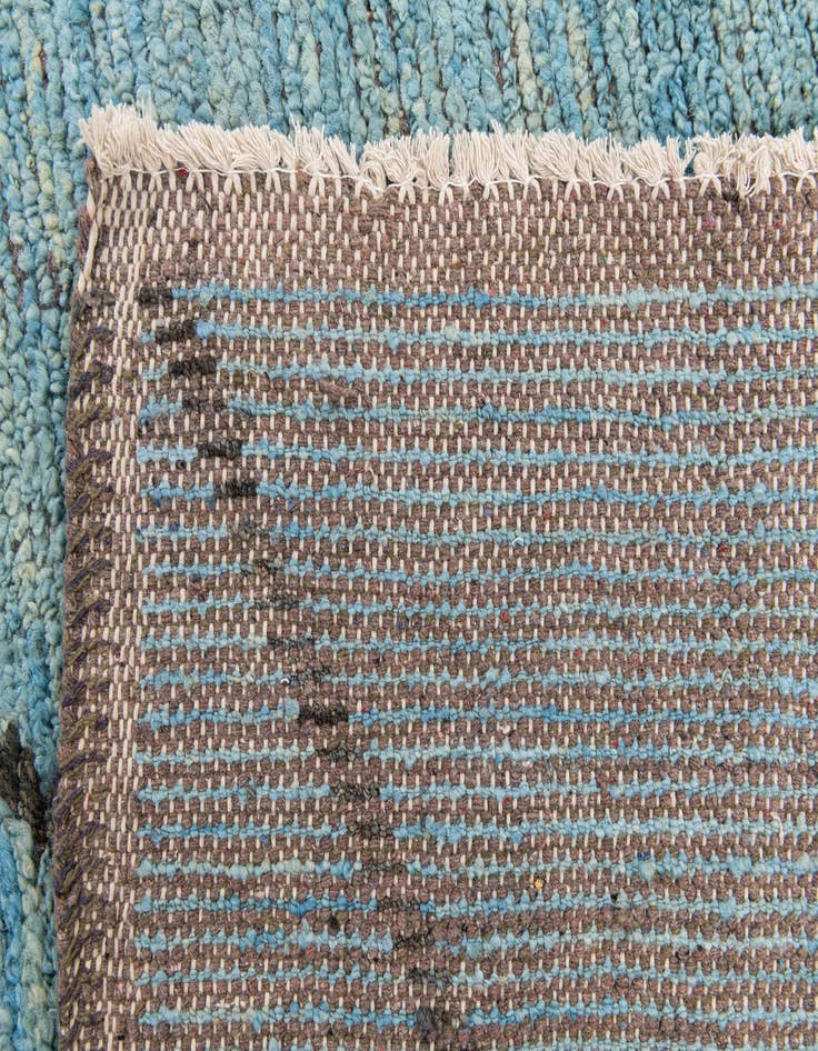 Detail image of  11' 9 x 15' 6  Hand Knotted Moroccan Wool Rug