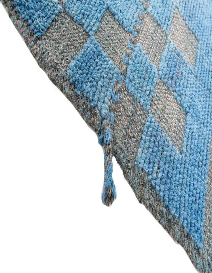 Detail image of  5' 4 x 7' 2  Hand Knotted Moroccan Wool Rug