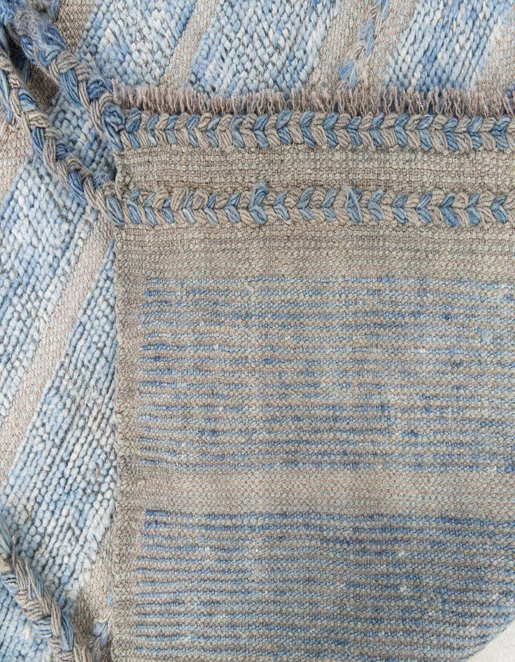 Detail image of  4' 1 x 5' 10  Hand Knotted Moroccan Wool Rug