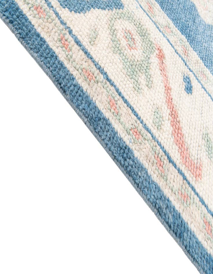 Detail image of  7' 7 x 10'  Hand Knotted Moroccan Wool Rug