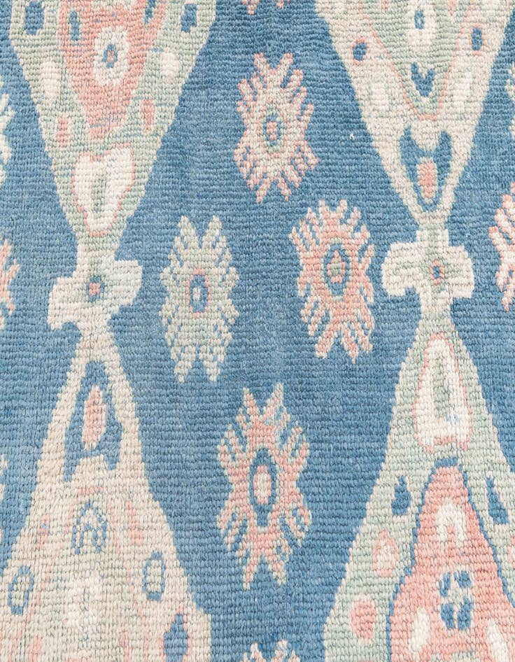 Detail image of  7' 7 x 10'  Hand Knotted Moroccan Wool Rug