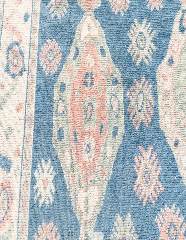 Detail image of  7' 7 x 10'  Hand Knotted Moroccan Wool Rug