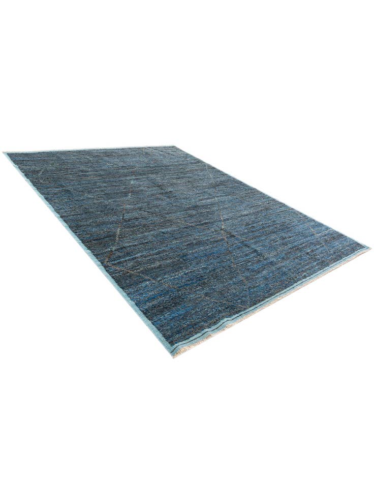 Detail image of  8' 3 x 10' 6  Hand Knotted Moroccan Wool Rug