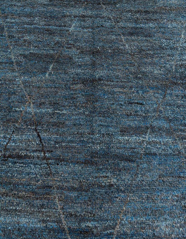 Detail image of  8' 3 x 10' 6  Hand Knotted Moroccan Wool Rug