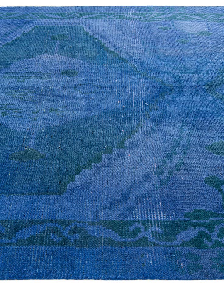Detail image of  7' 6 x 9' 8  Hand Knotted Moroccan Wool Rug