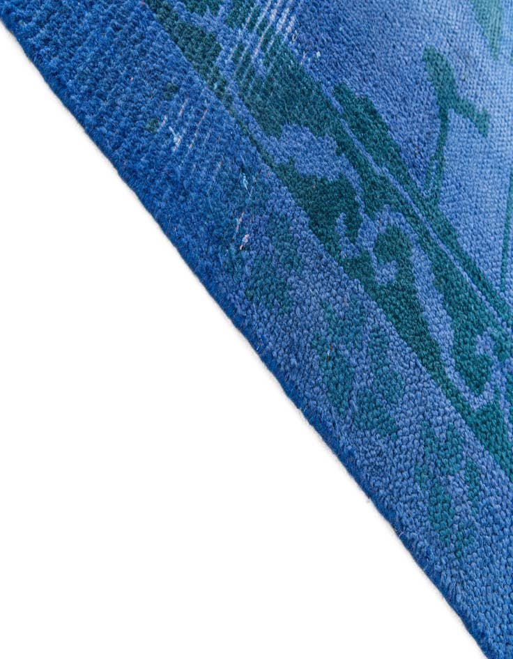 Detail image of  7' 6 x 9' 8  Hand Knotted Moroccan Wool Rug