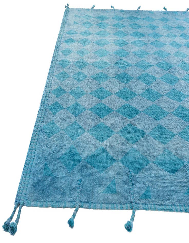 Detail image of  9' x 12' 2  Hand Knotted Moroccan Wool Rug