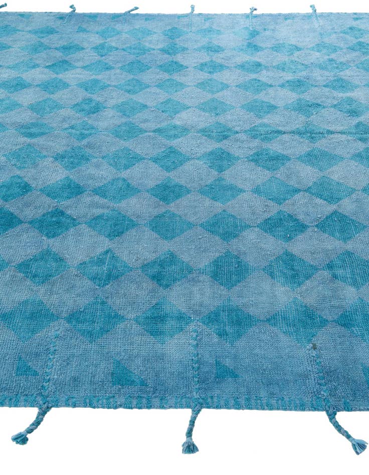 Detail image of  9' x 12' 2  Hand Knotted Moroccan Wool Rug