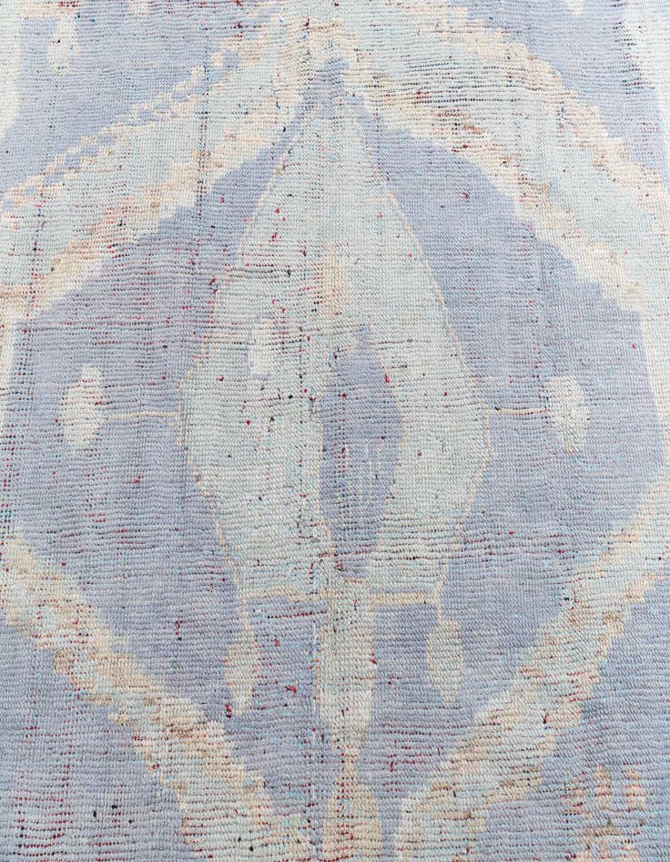 Detail image of  8' 6 x 11' 8  Hand Knotted Moroccan Wool Rug