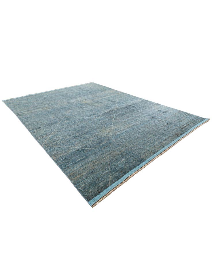 Detail image of  9' 1 x 12' 3  Hand Knotted Moroccan Wool Rug