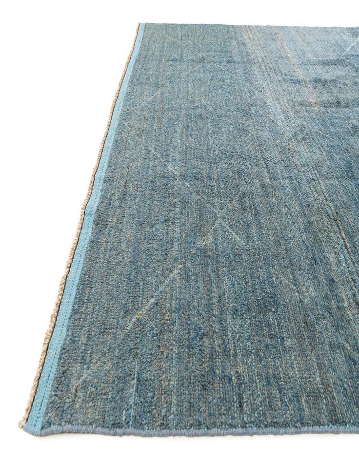 Detail image of  9' 1 x 12' 3  Hand Knotted Moroccan Wool Rug