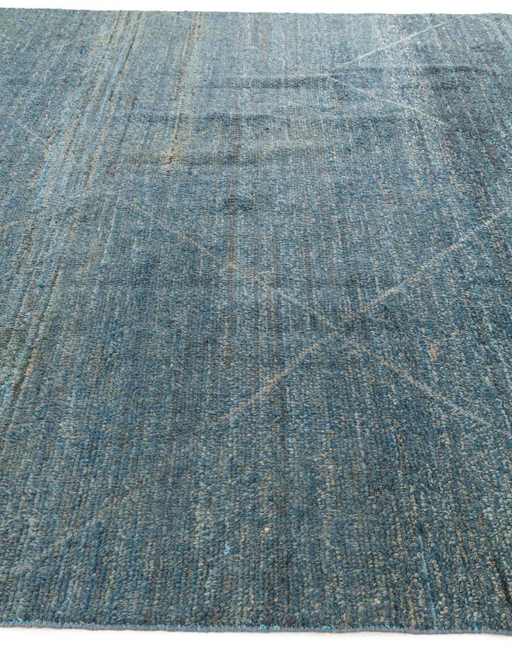 Detail image of  9' 1 x 12' 3  Hand Knotted Moroccan Wool Rug