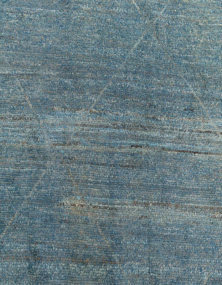 Detail image of  9' 1 x 12' 3  Hand Knotted Moroccan Wool Rug