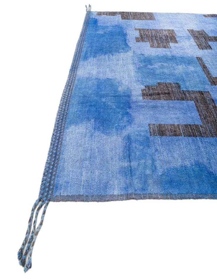 Detail image of  9' 2 x 12' 5  Hand Knotted Moroccan Wool Rug