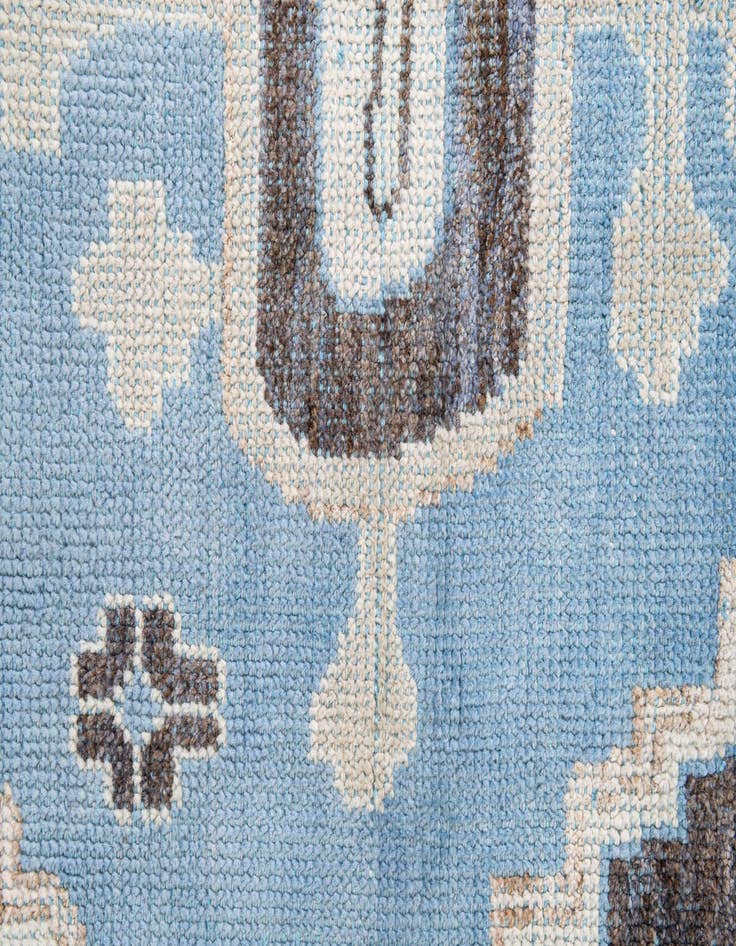 Detail image of  9' 4 x 13' 9  Hand Knotted Moroccan Wool Rug