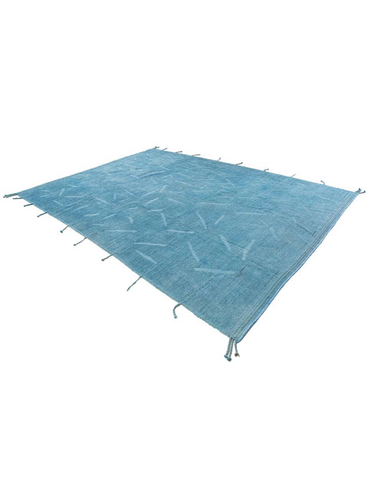 Detail image of  8' 9 x 12'  Hand Knotted Moroccan Wool Rug