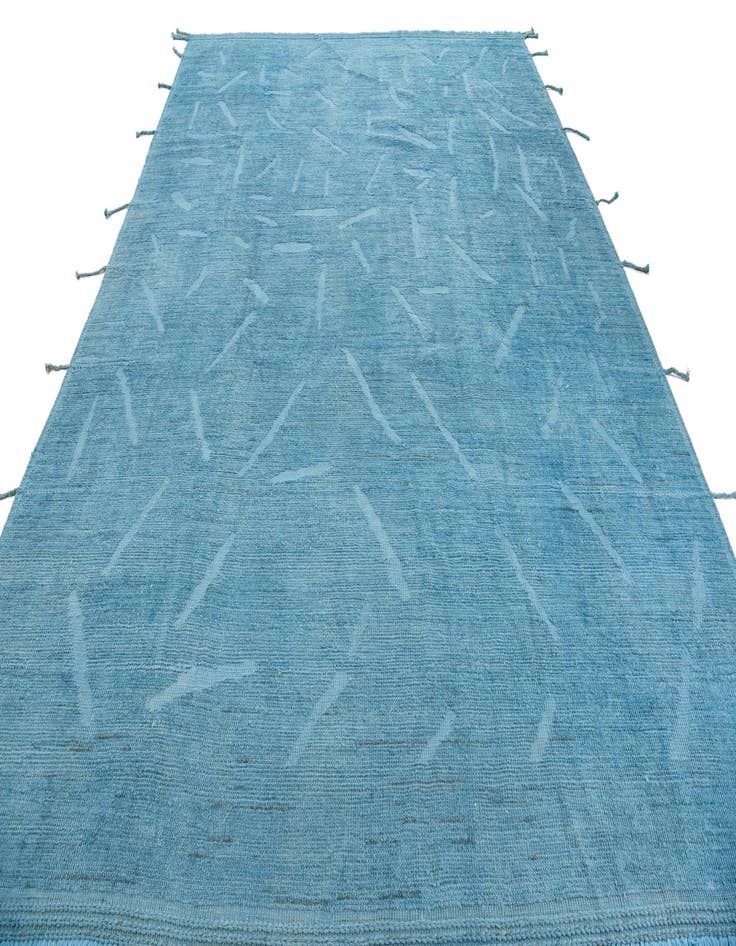 Detail image of  8' 9 x 12'  Hand Knotted Moroccan Wool Rug