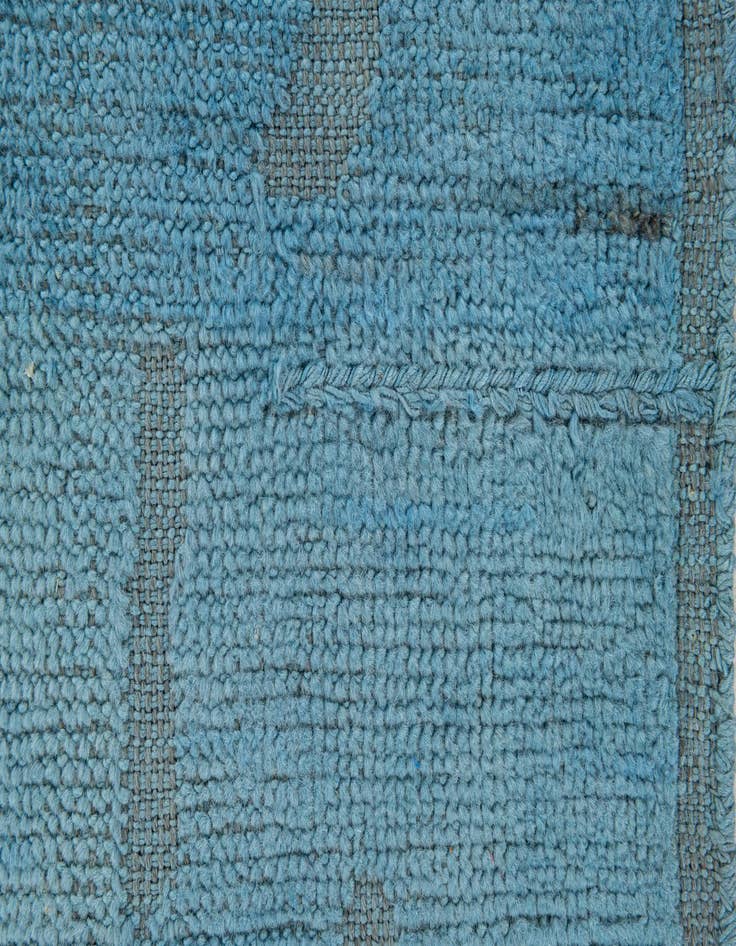 Detail image of  9' x 12'  Hand Knotted Moroccan Wool Rug