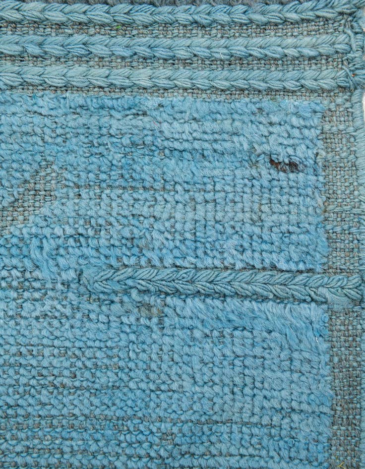 Detail image of  9' x 12'  Hand Knotted Moroccan Wool Rug