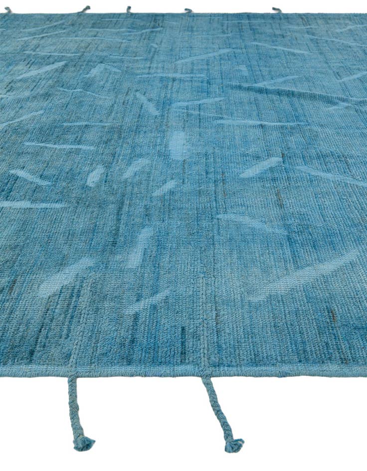 Detail image of  8' 9 x 11' 9  Hand Knotted Moroccan Wool Rug