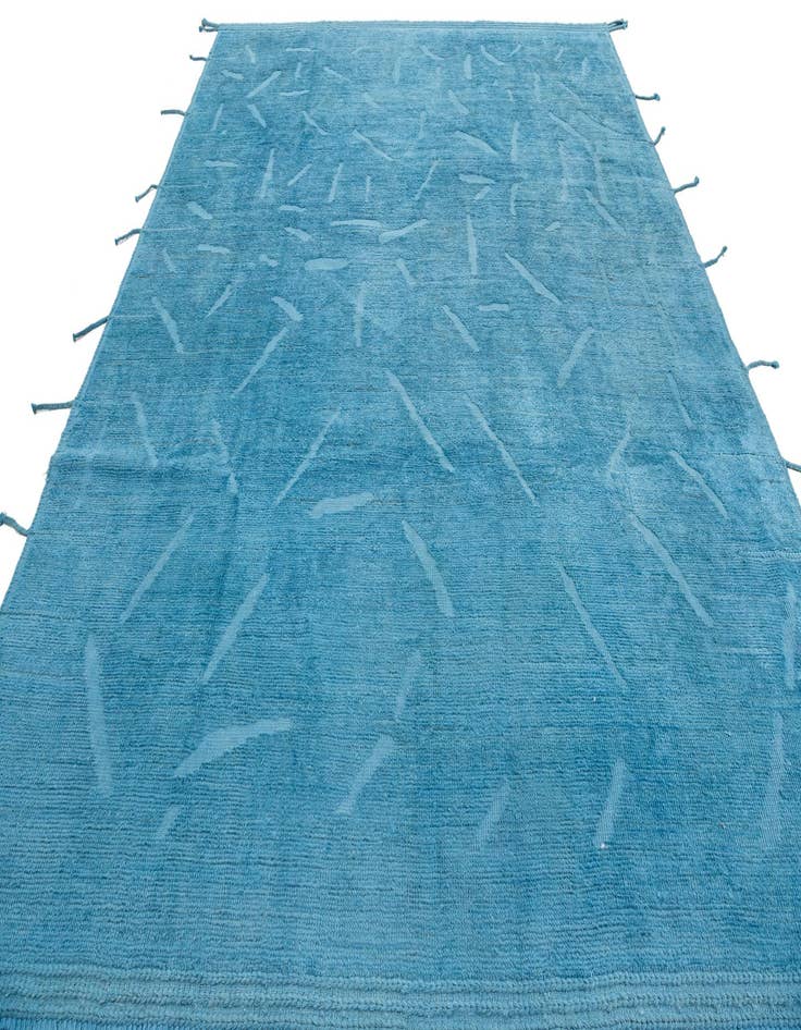 Detail image of  9' x 11' 9  Hand Knotted Moroccan Wool Rug