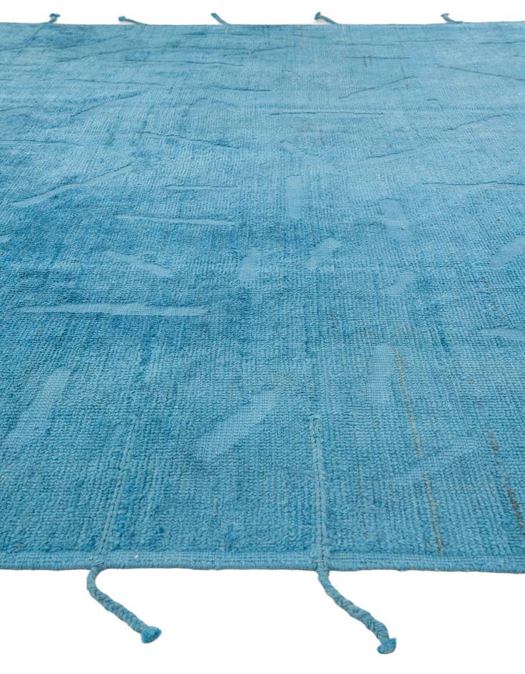 Detail image of  9' x 11' 9  Hand Knotted Moroccan Wool Rug