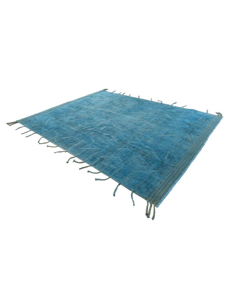 Detail image of  8' x 10' 1  Hand Knotted Moroccan Wool Rug