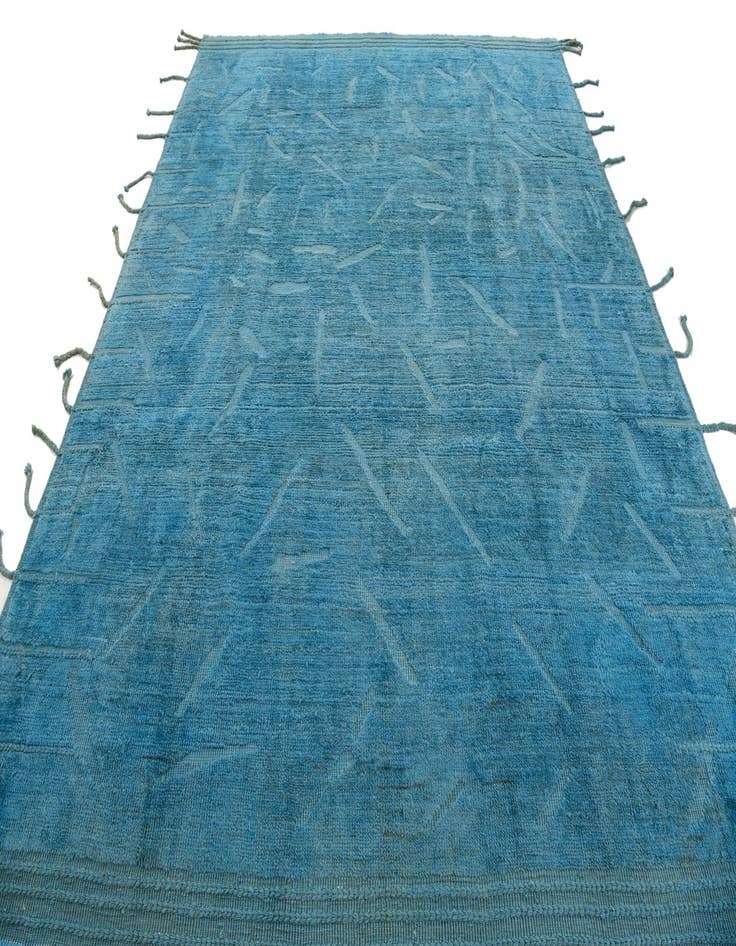 Detail image of  8' x 10' 1  Hand Knotted Moroccan Wool Rug