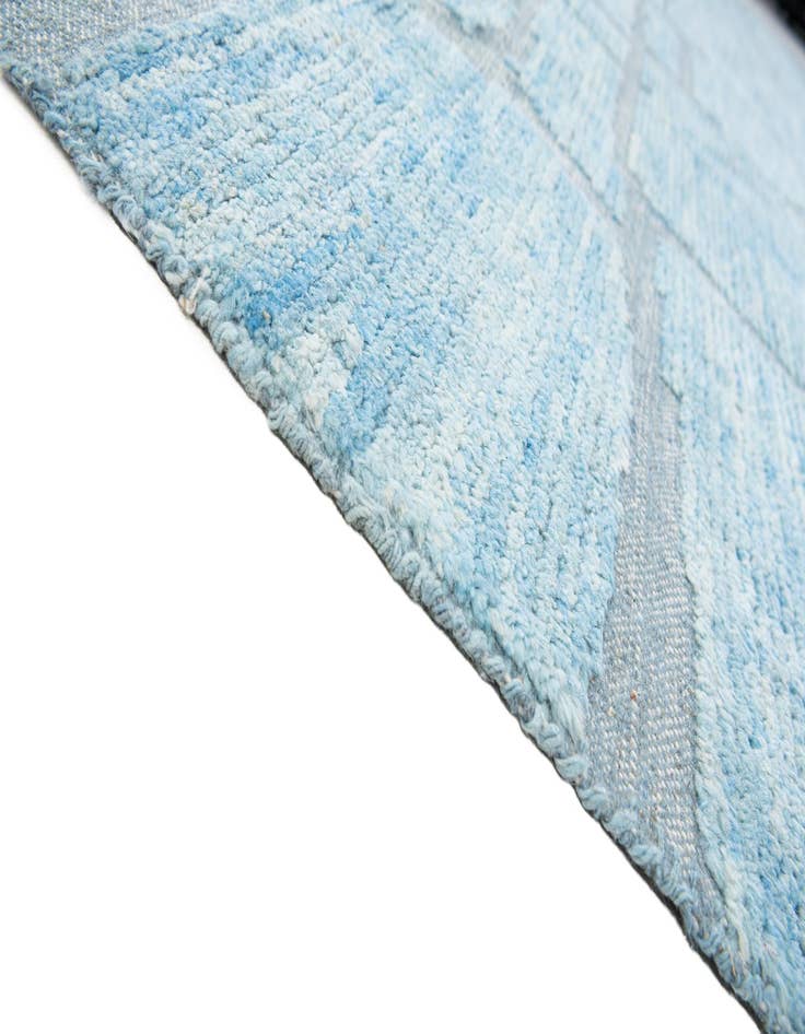 Detail image of  10' 2 x 14' 3  Hand Knotted Moroccan Wool Rug