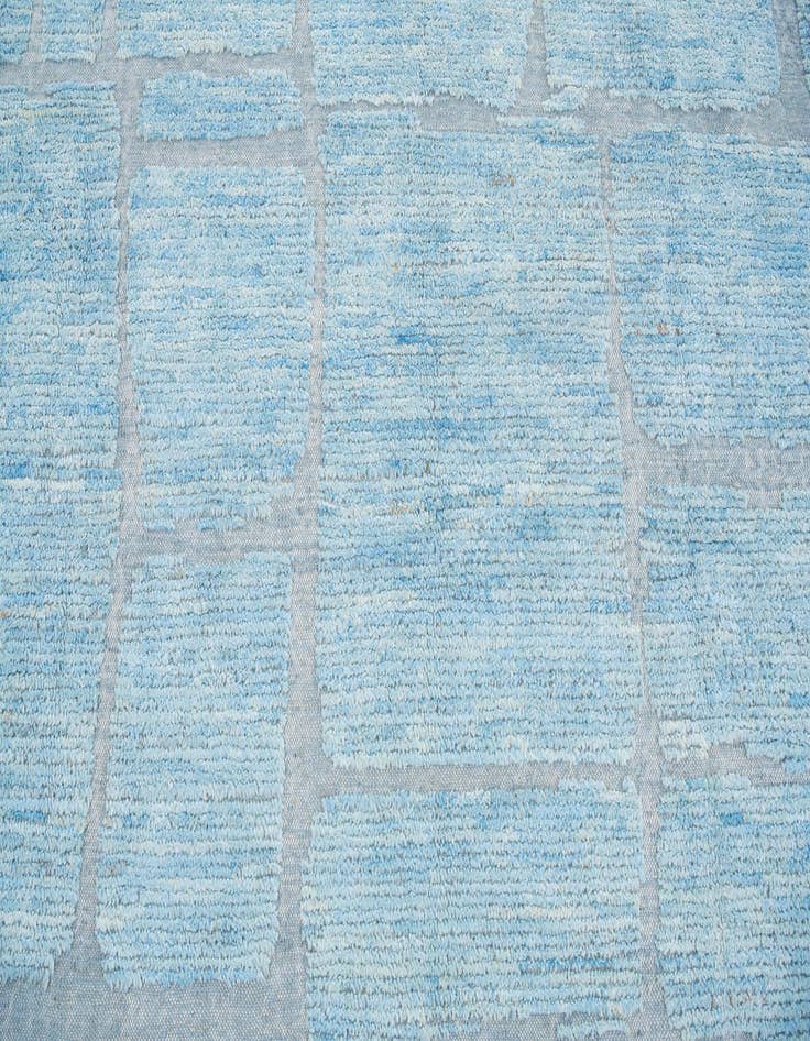 Detail image of  10' 2 x 14' 3  Hand Knotted Moroccan Wool Rug