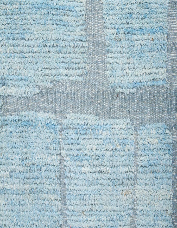 Detail image of  10' 2 x 14' 3  Hand Knotted Moroccan Wool Rug