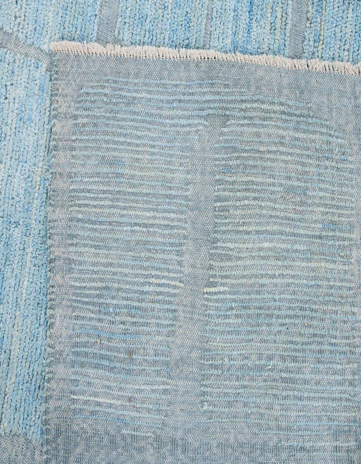 Detail image of  10' 2 x 14' 3  Hand Knotted Moroccan Wool Rug