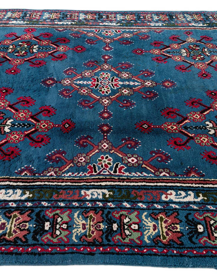 Detail image of  6' 7 x 10' 5  Hand Knotted Moroccan Wool Rug