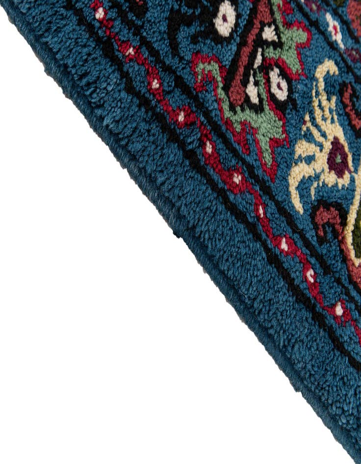 Detail image of  6' 7 x 10' 5  Hand Knotted Moroccan Wool Rug