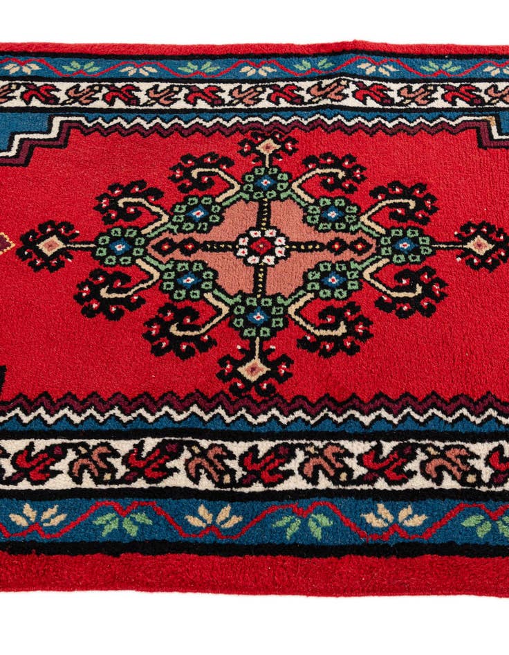 Detail image of  2' 7 x 5' 4  Hand Knotted Moroccan Wool Rug