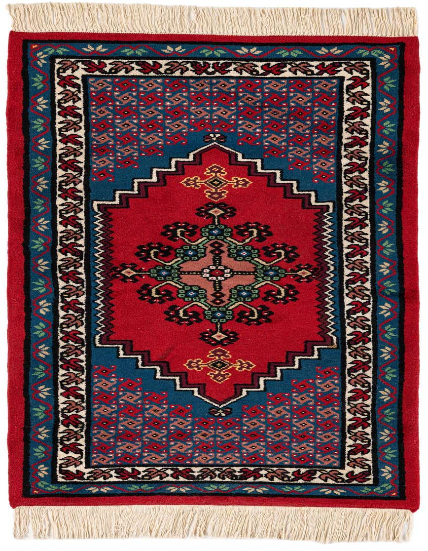 Primary image  2' 7 x 5' 4  Hand Knotted Moroccan Wool Rug