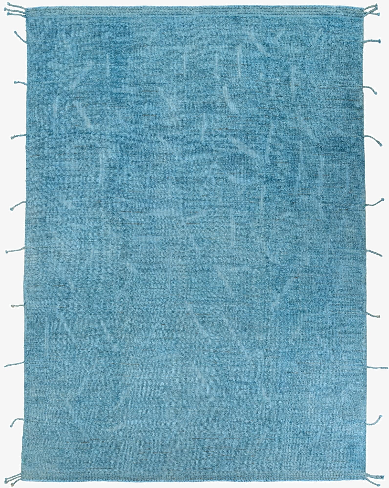  8' 9 x 12'  Hand Knotted Moroccan Wool Rug